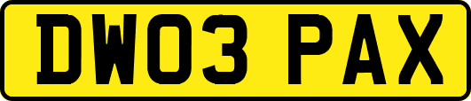 DW03PAX