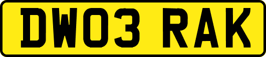 DW03RAK