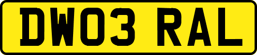 DW03RAL