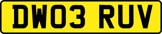 DW03RUV