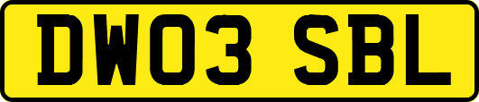 DW03SBL