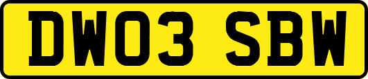 DW03SBW