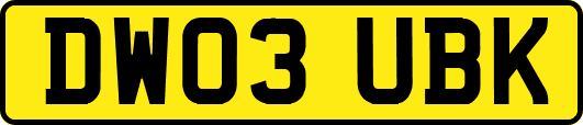 DW03UBK