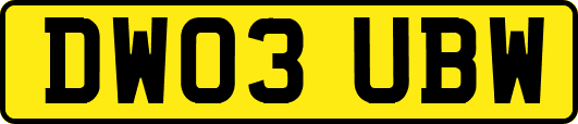 DW03UBW