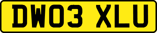 DW03XLU