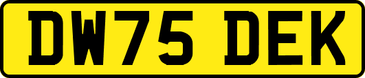 DW75DEK