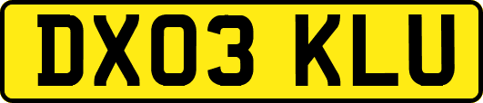 DX03KLU