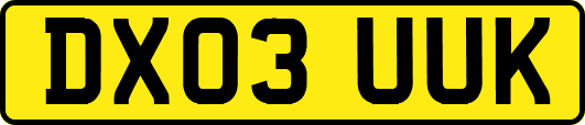 DX03UUK