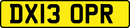 DX13OPR