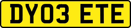 DY03ETE