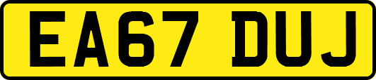 EA67DUJ