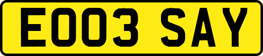 EO03SAY