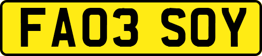 FA03SOY