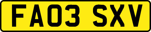 FA03SXV