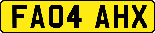 FA04AHX