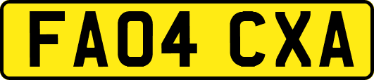 FA04CXA
