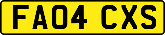 FA04CXS