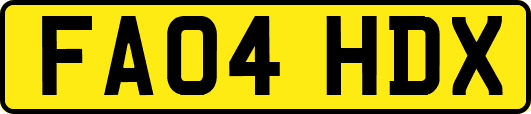 FA04HDX