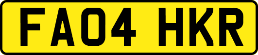 FA04HKR
