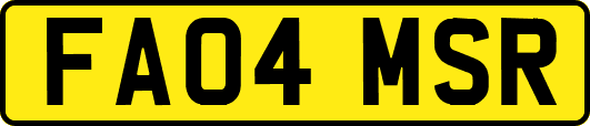 FA04MSR