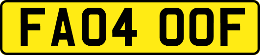 FA04OOF