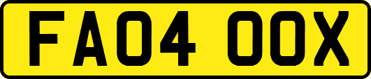 FA04OOX