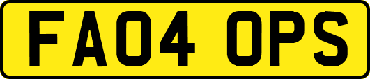 FA04OPS