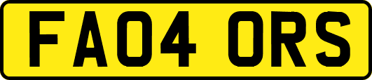 FA04ORS