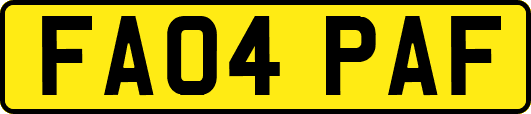 FA04PAF
