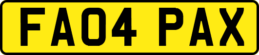 FA04PAX