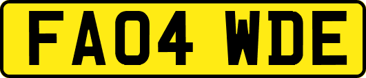FA04WDE