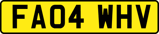 FA04WHV