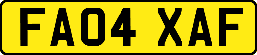 FA04XAF