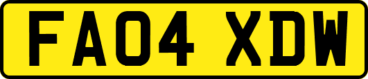 FA04XDW