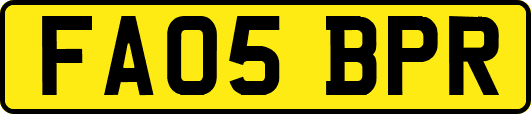FA05BPR