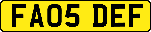 FA05DEF