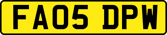 FA05DPW