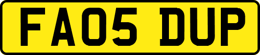 FA05DUP