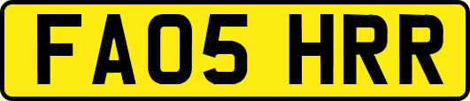 FA05HRR