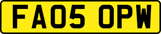 FA05OPW