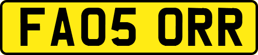 FA05ORR