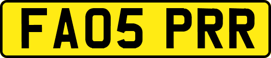 FA05PRR