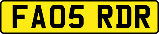 FA05RDR