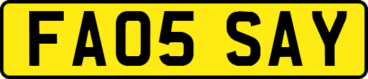 FA05SAY