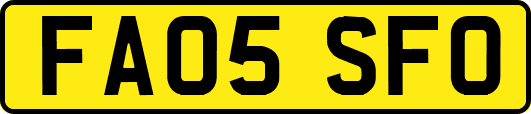 FA05SFO