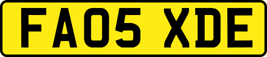 FA05XDE