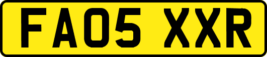 FA05XXR