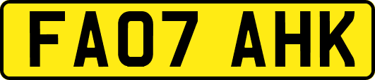FA07AHK