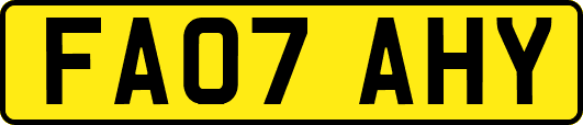 FA07AHY