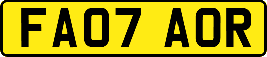 FA07AOR